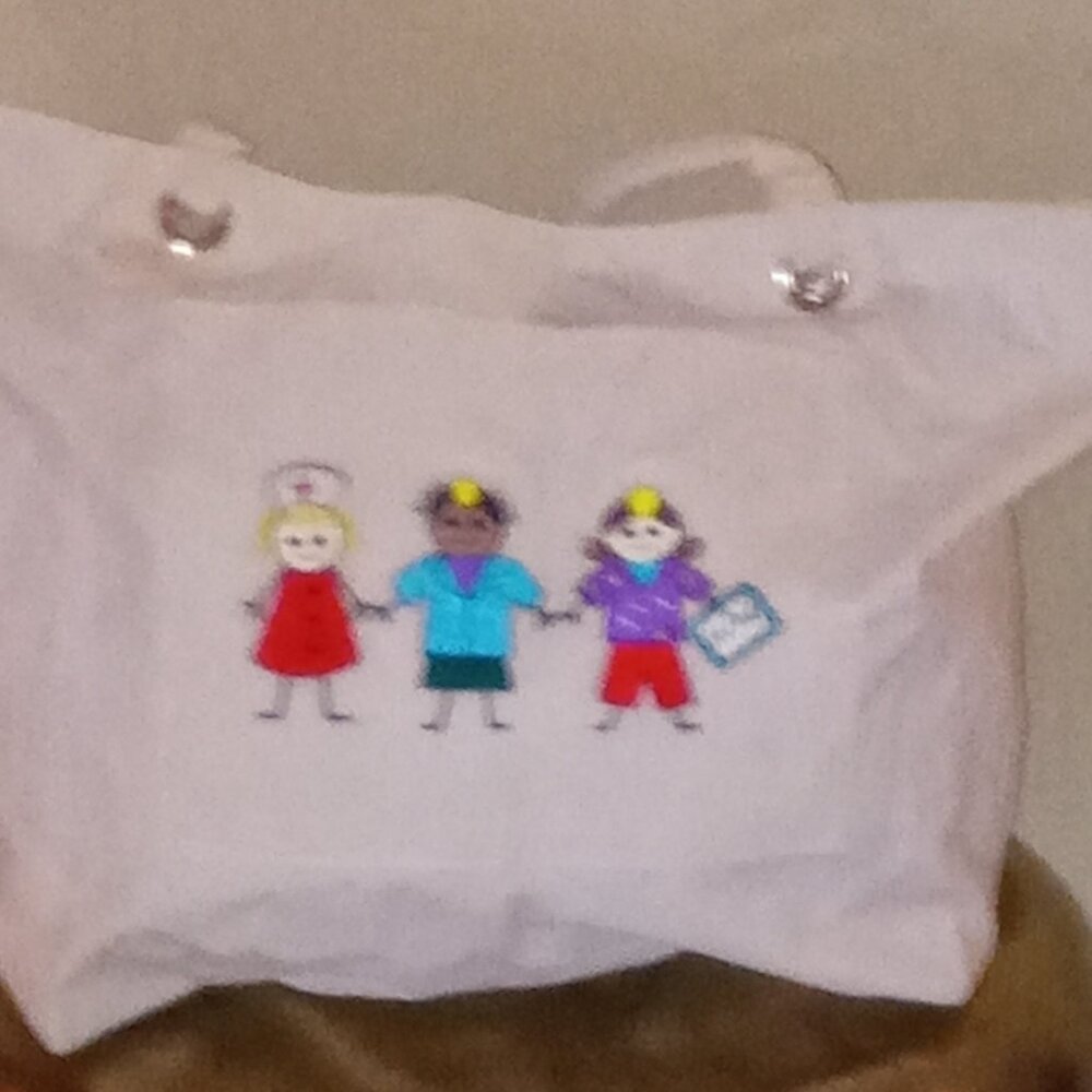White Nurse Purse
